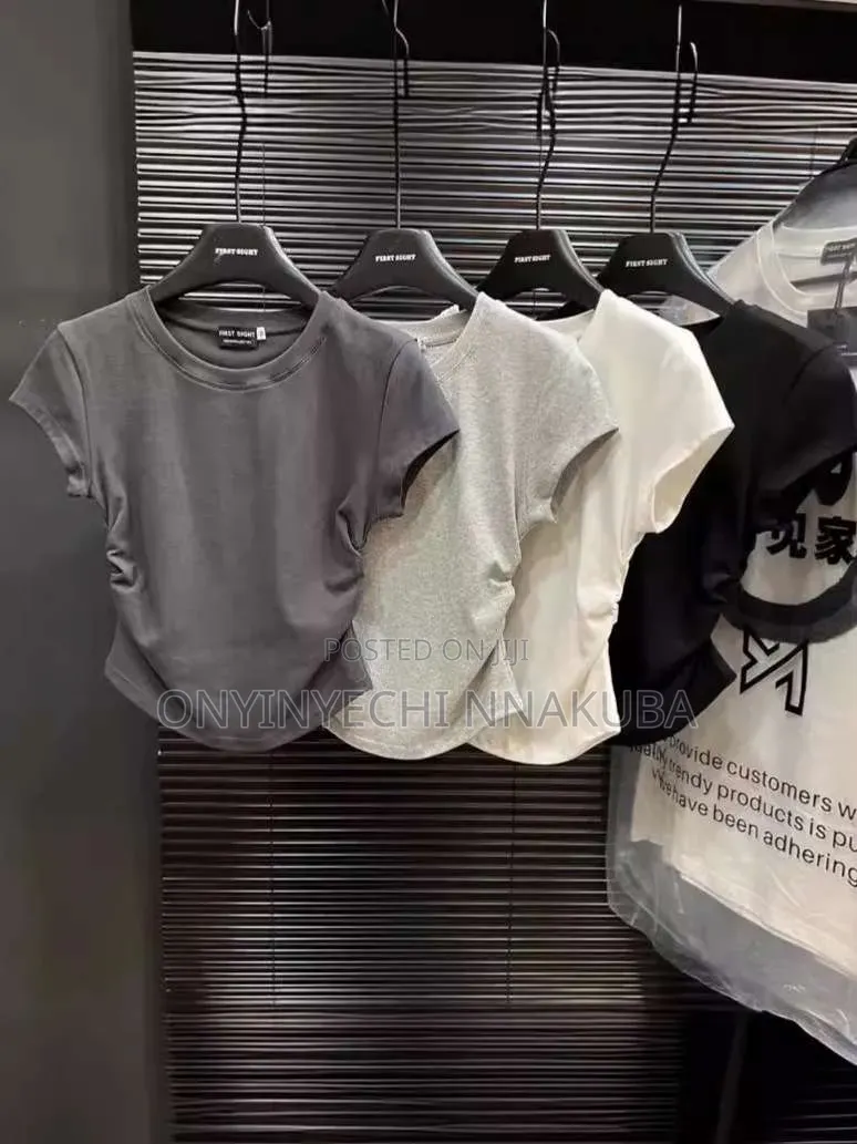 Women's Basic Stretch Crop Top