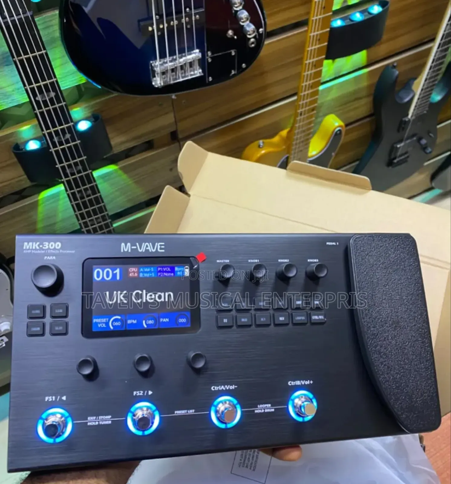 M-Vave Mk-300 Multi-Effects Processor Black