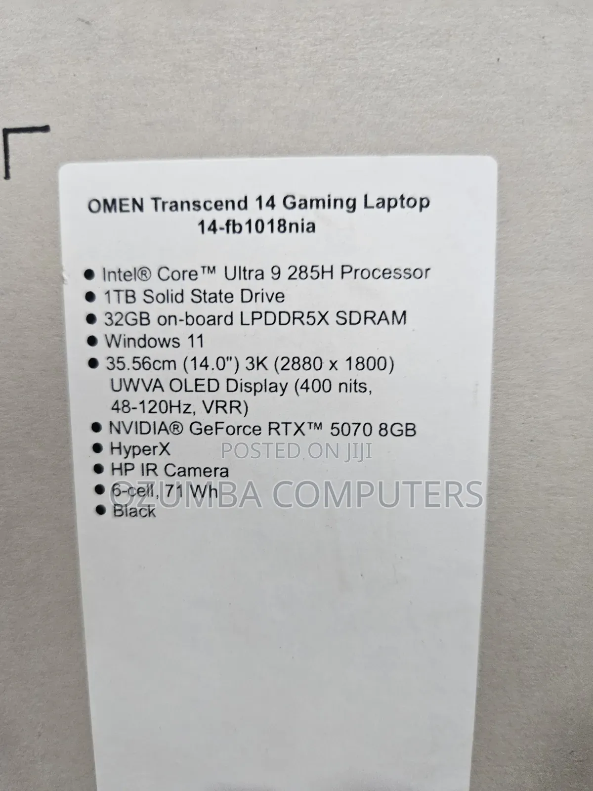 New Laptop HP 32GB Intel Core Ultra 9 SSD 1T
