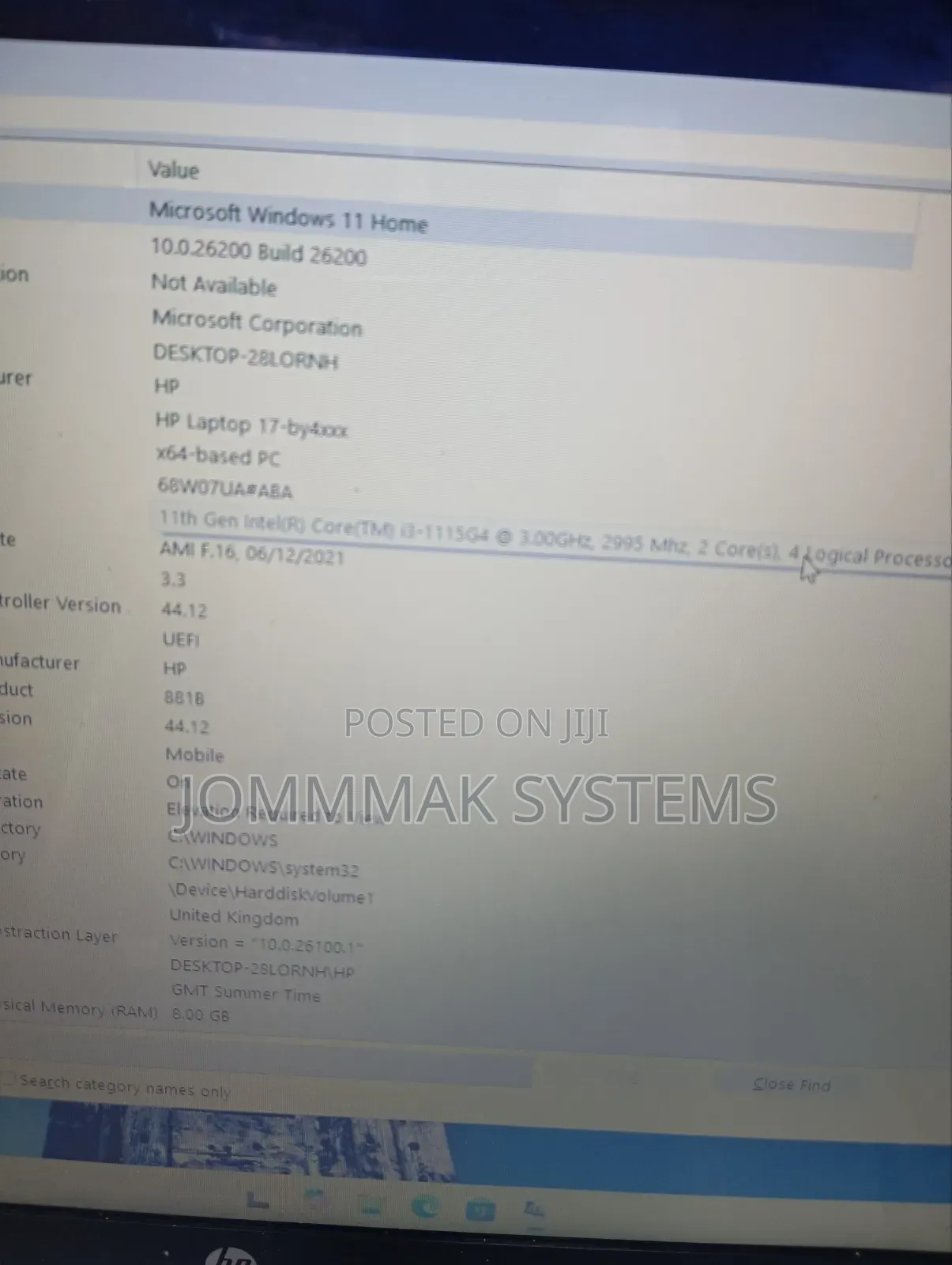 Laptop HP 17-3000 8GB Intel Core i3 SSD 256GB
