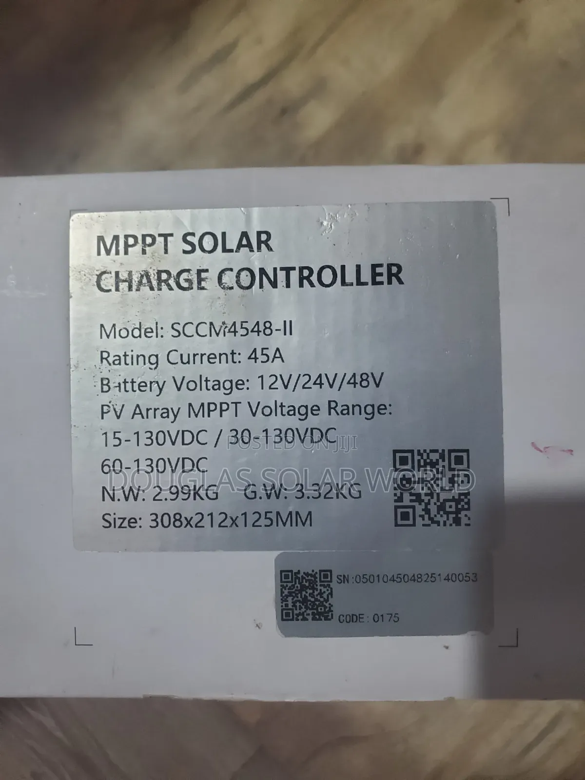 Felicity Solar 45a MPPT Charge Controller