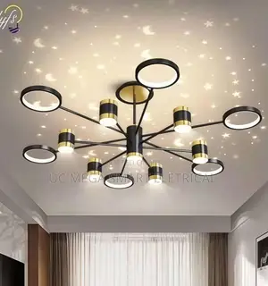 Modern Minimalist Led Ceiling Lights 3 Color Temperature Gold Black