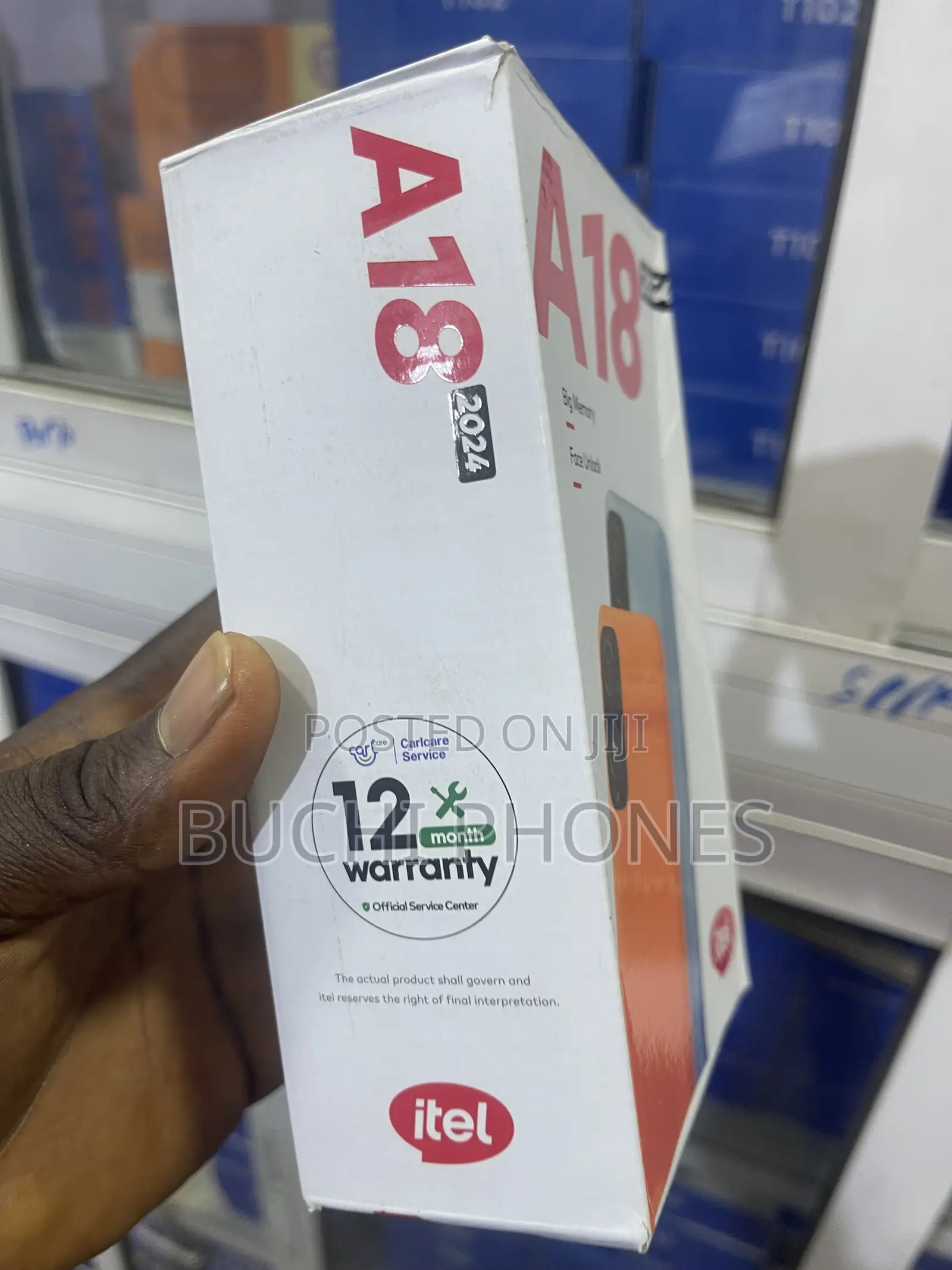 New Itel A18 32 GB Black