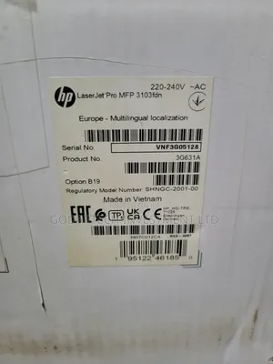 Hp Laserjet Printer MFP 3103fdn