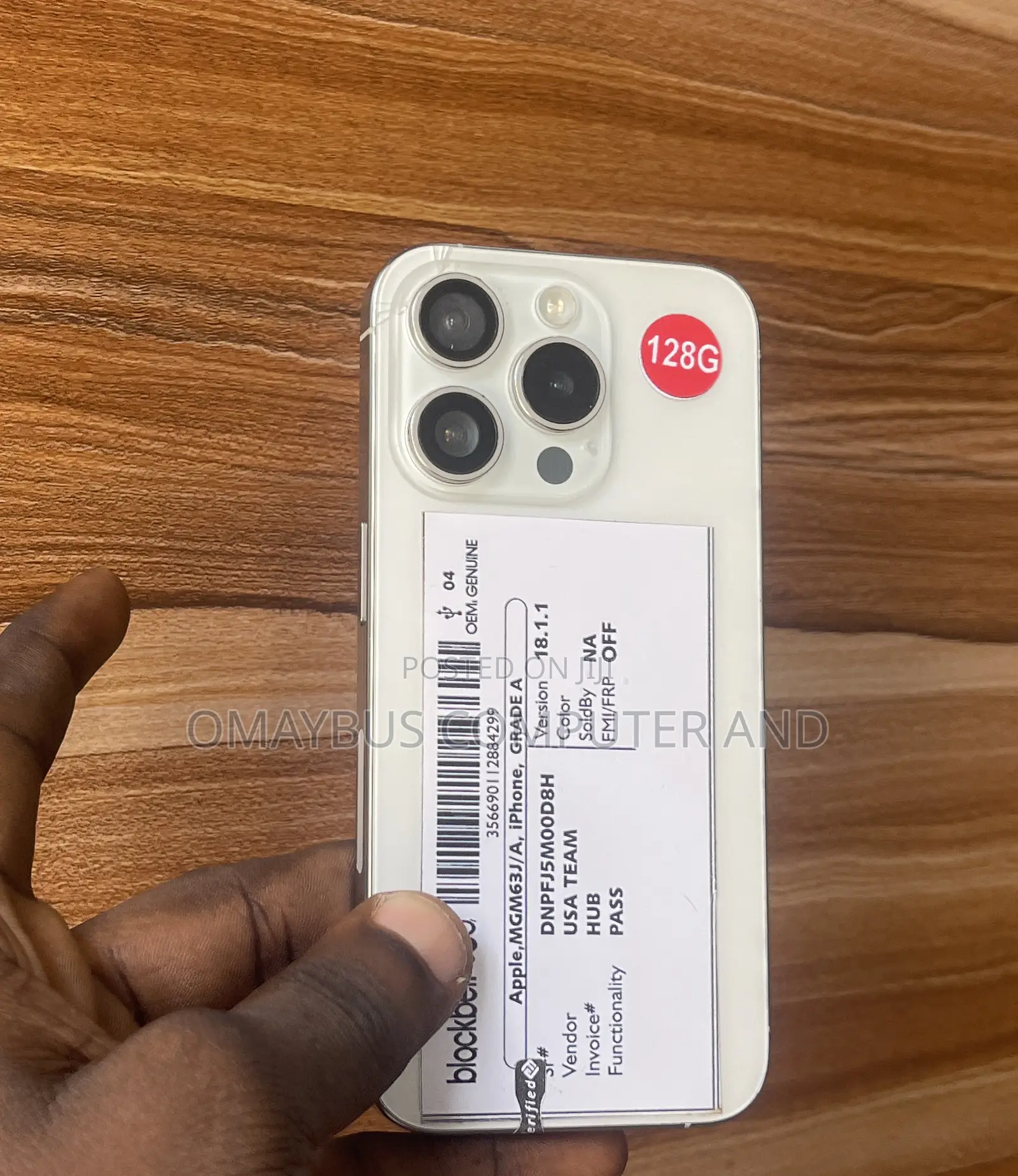 Apple iPhone 15 Pro 128 GB Silver
