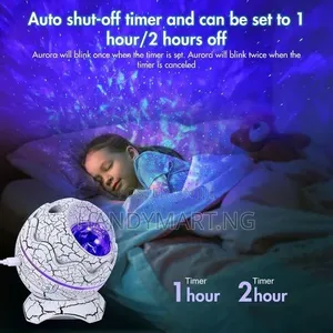 Galaxy Nightlight Projector, Customizable Starry Sky Effect