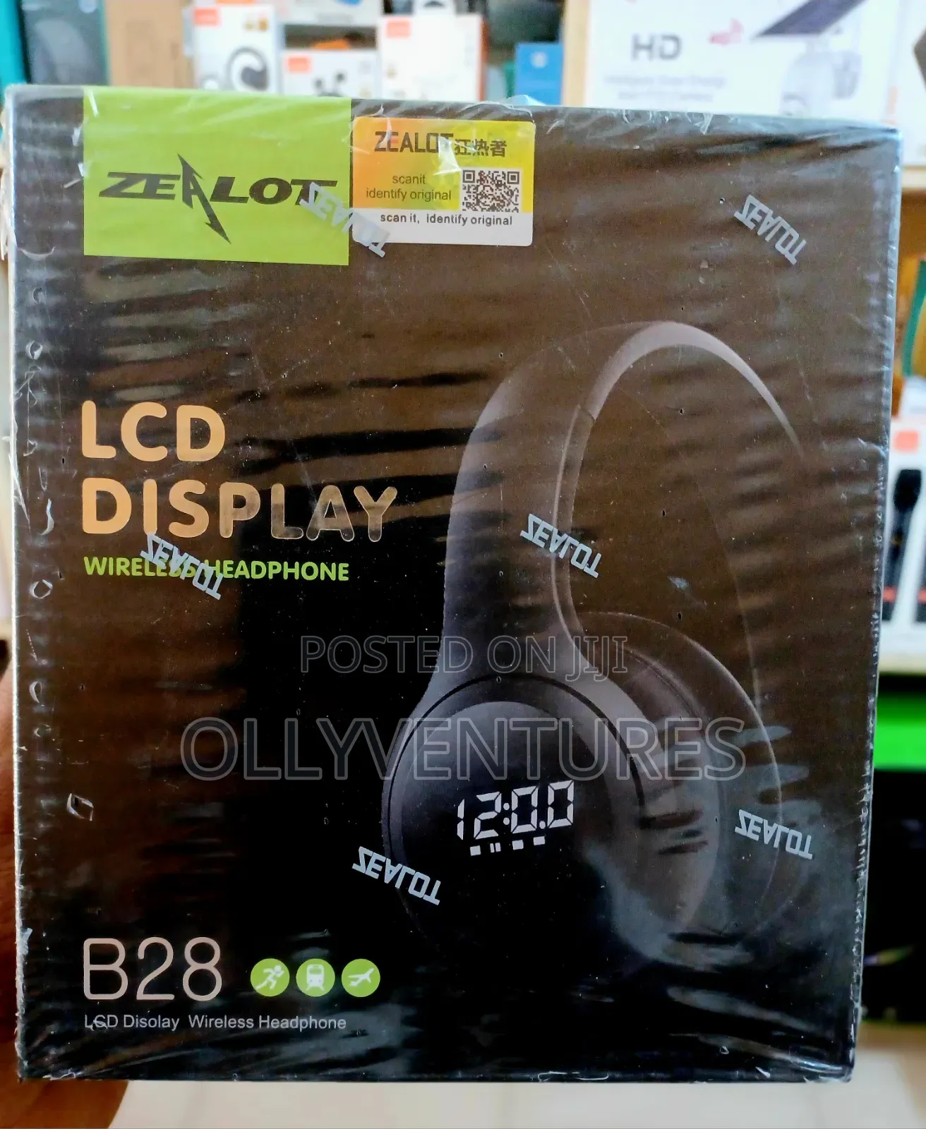 Zealot B28 LCD Display Wireless Headphone