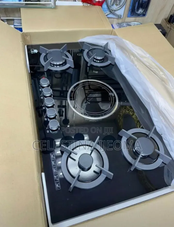 5 Burner Gas Cooker With Electric