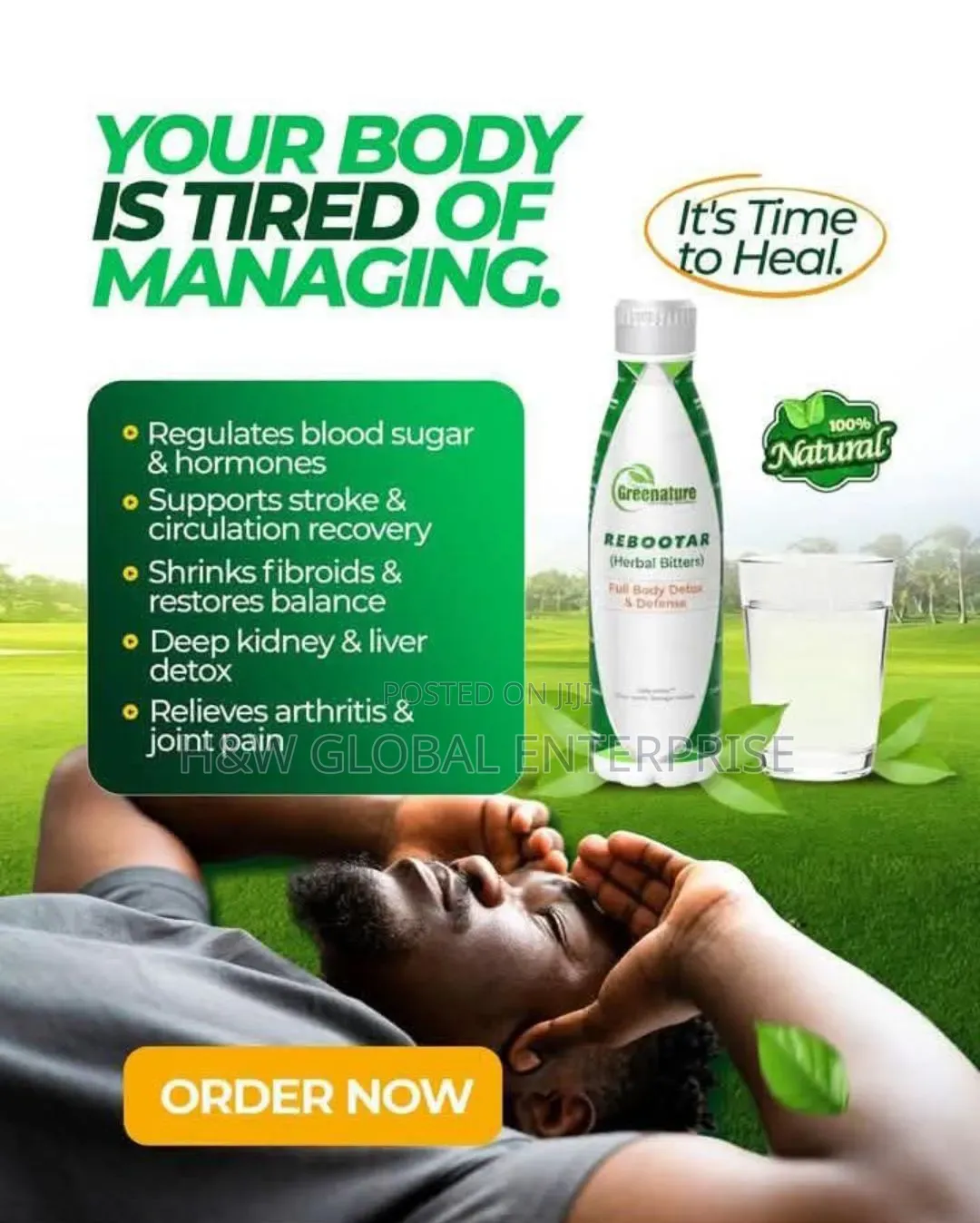 Rebootar Dd Herbal Bitters (Detox Your Body System)