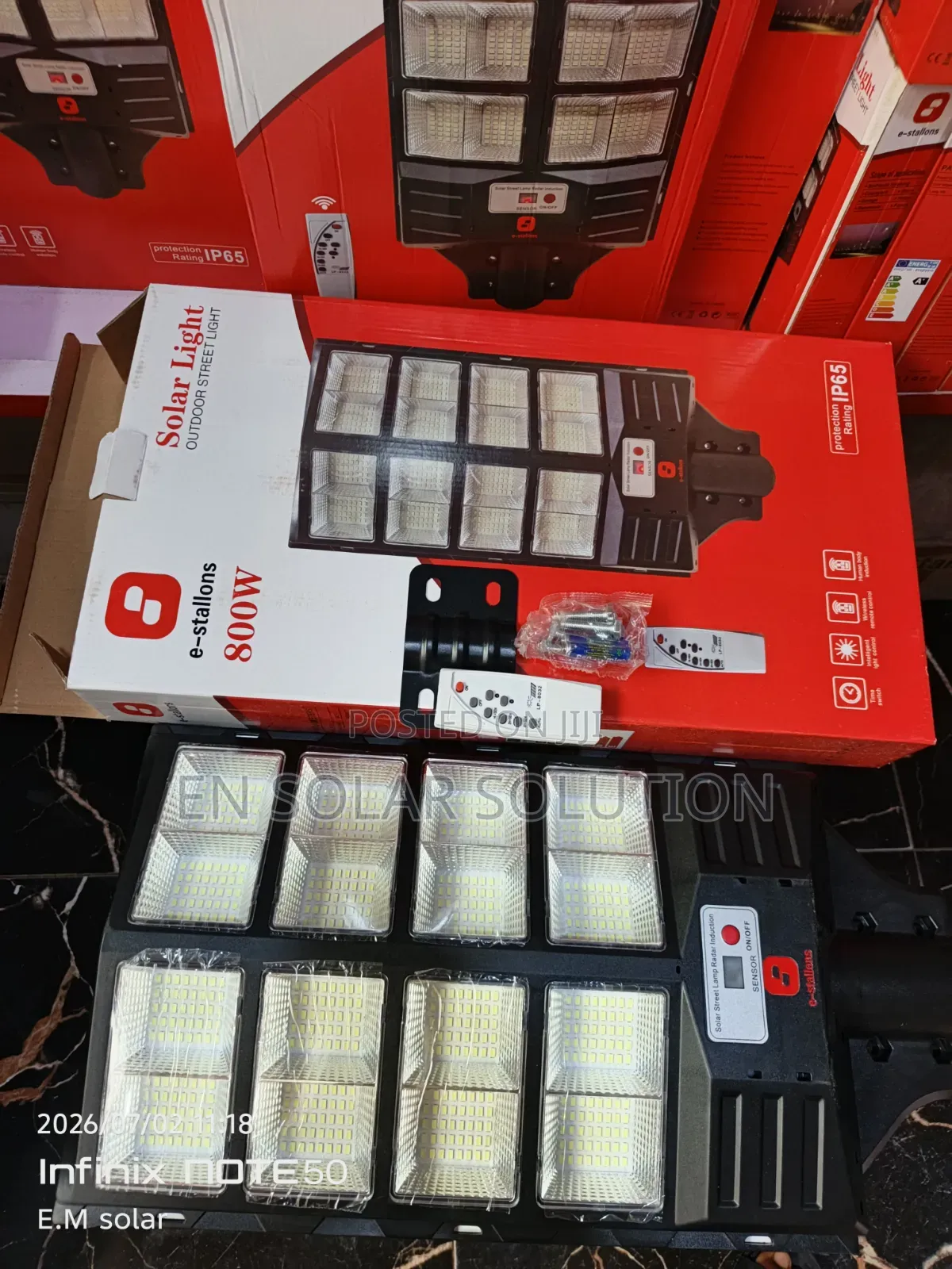 800w Solar Street Lights Available Now!
