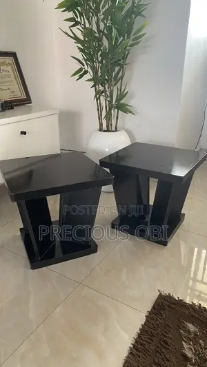 Modern 3-Piece Center Table Set-Black