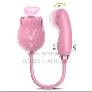 The Ultimate 2-in-1 Pleasure Companion Rose With Dildo Toy