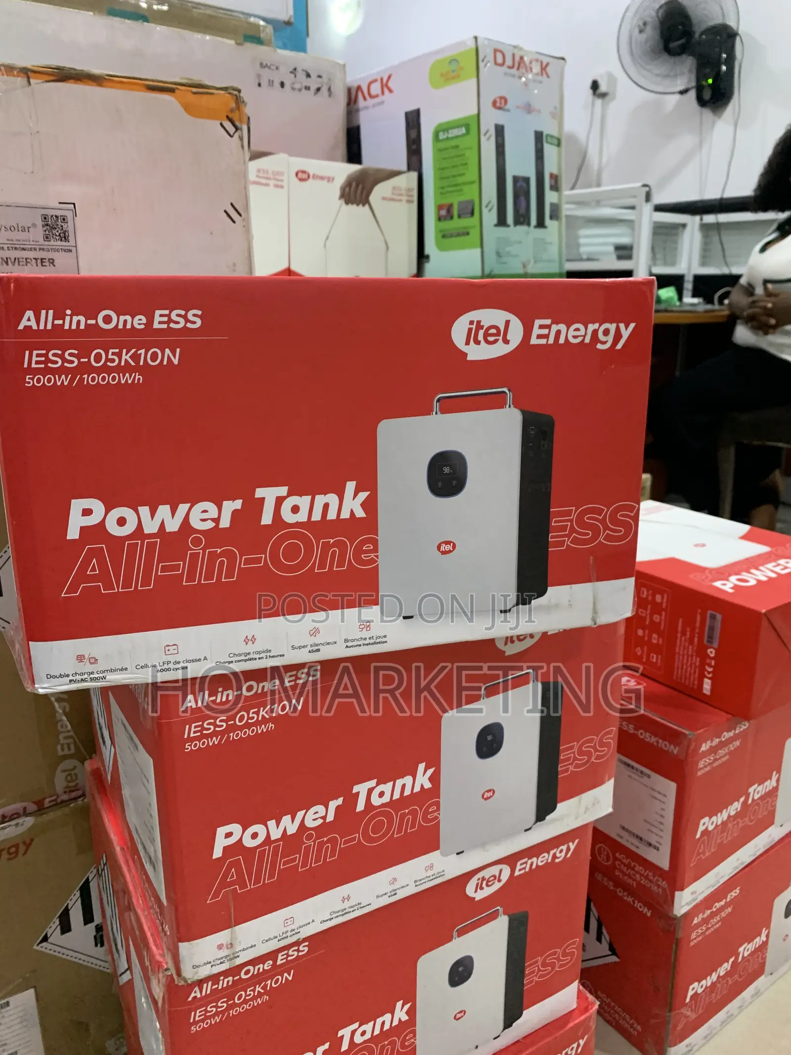 Heavy Duty Itel Power Tank Backup Station