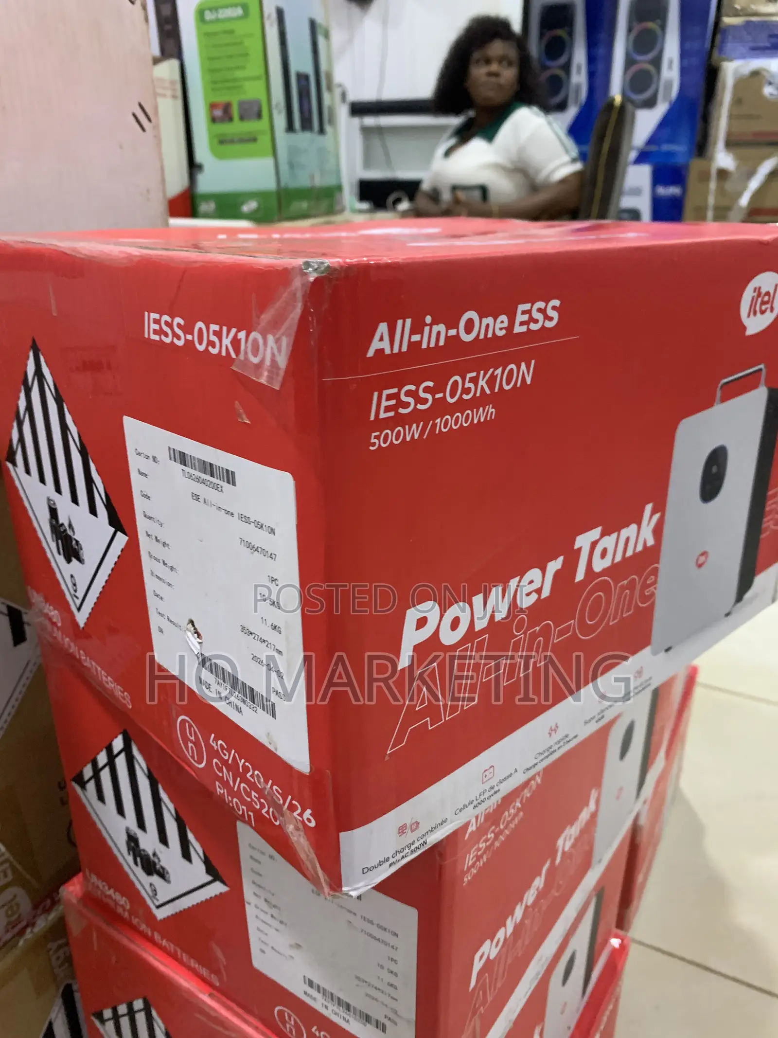 Heavy Duty Itel Power Tank Backup Station