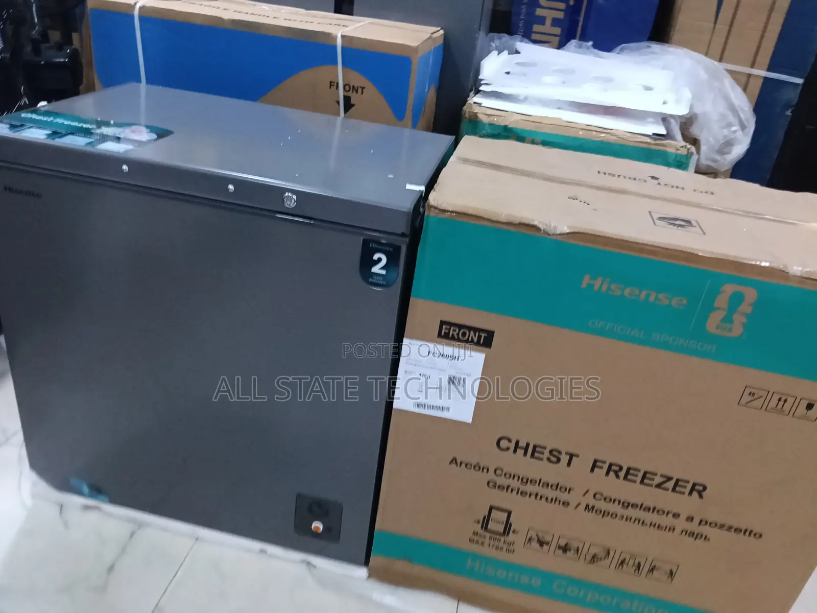 198l Capacity Hisense Chest Freezer