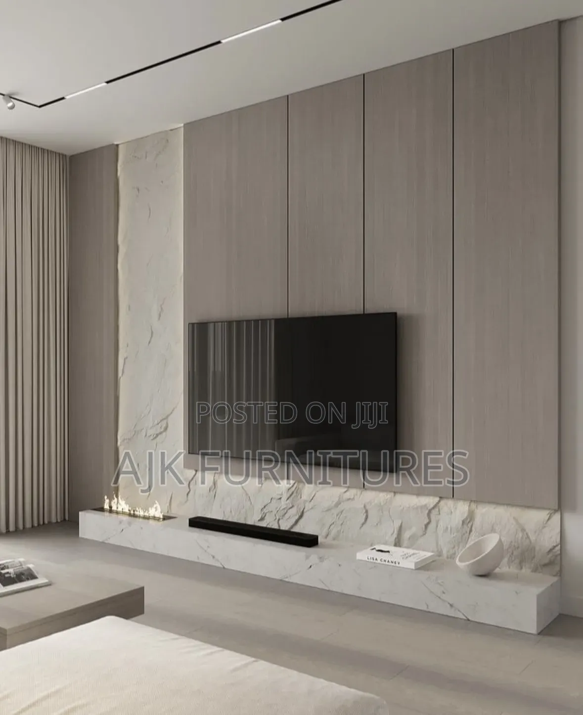 Modern Tv Wall Unit Feature Panel