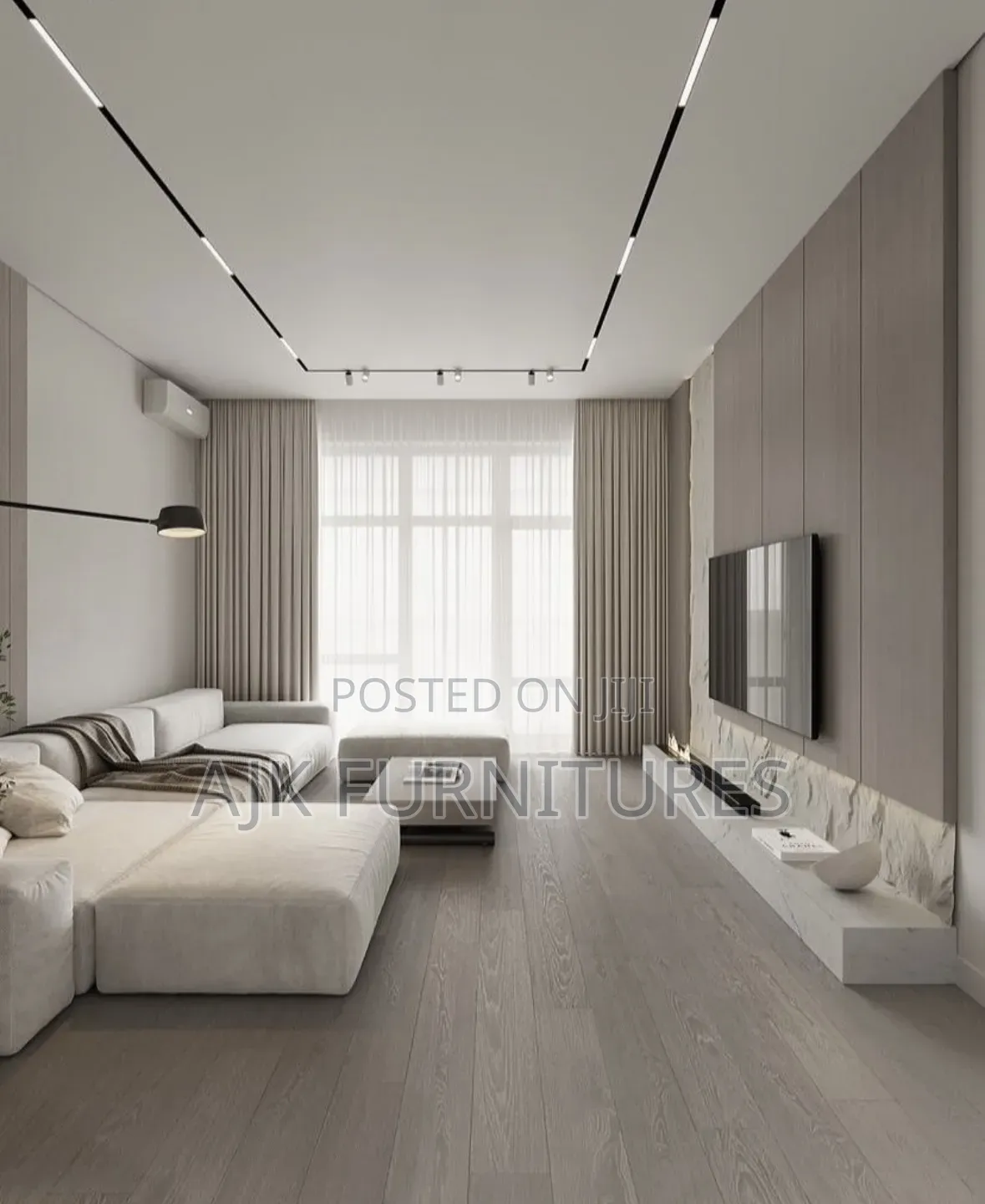 Modern Tv Wall Unit Feature Panel