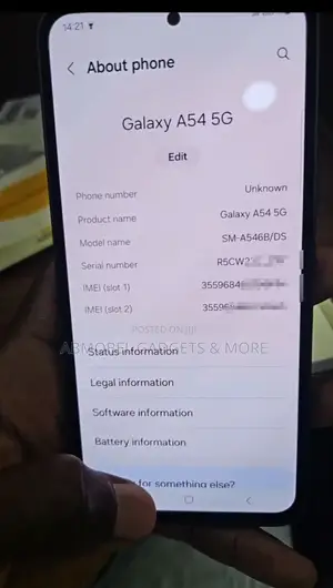 Samsung Galaxy A54 5G 128 GB Black