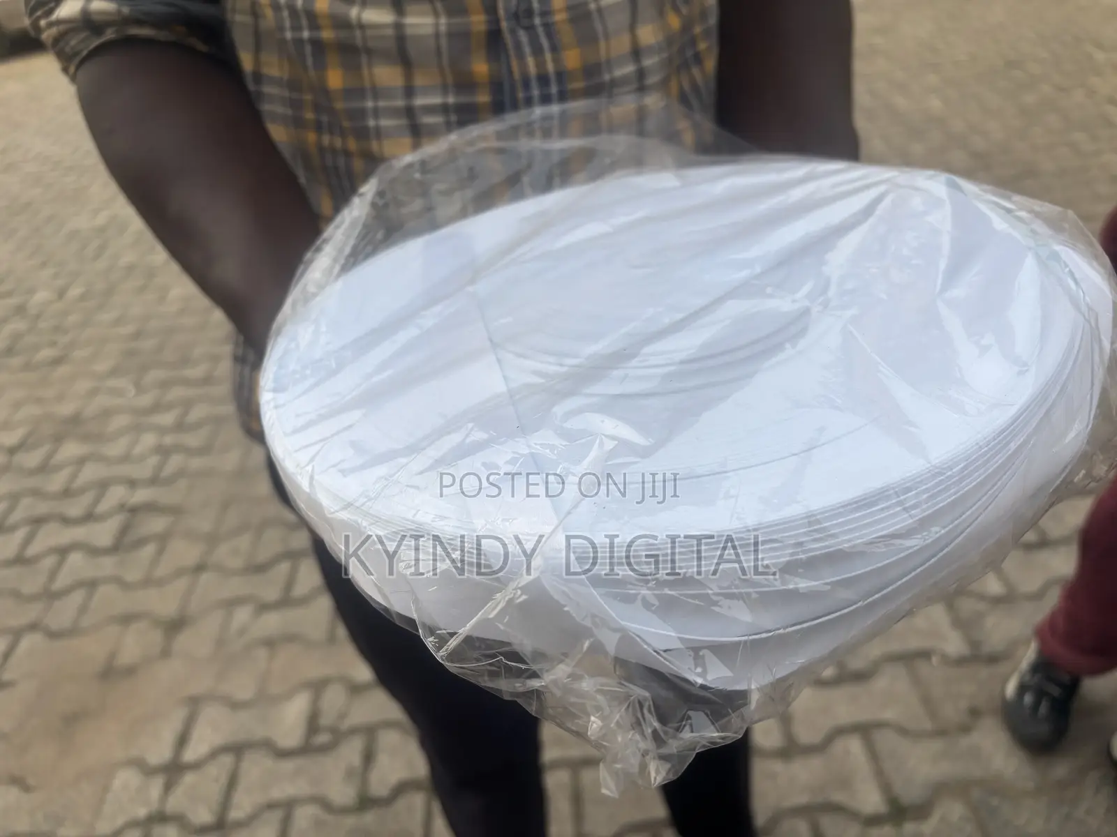 Premium White Lanyard Roll