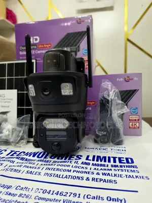 Ubox Dual Lens 4g Solar Camera Ultra Bright