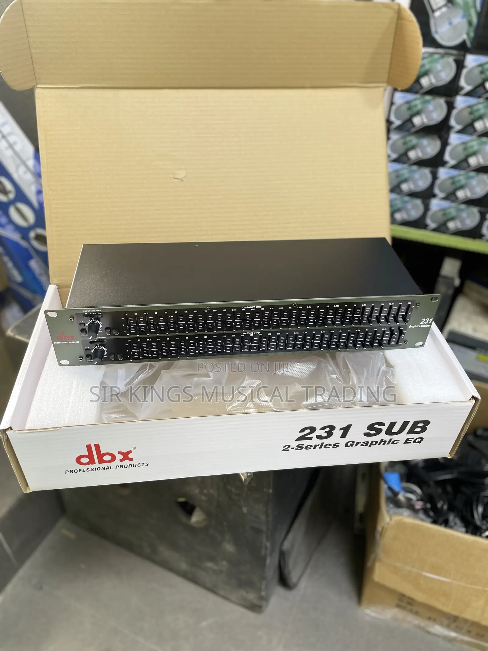 DBX Double Equalizer Eq231 With Sub Output 31 Bands