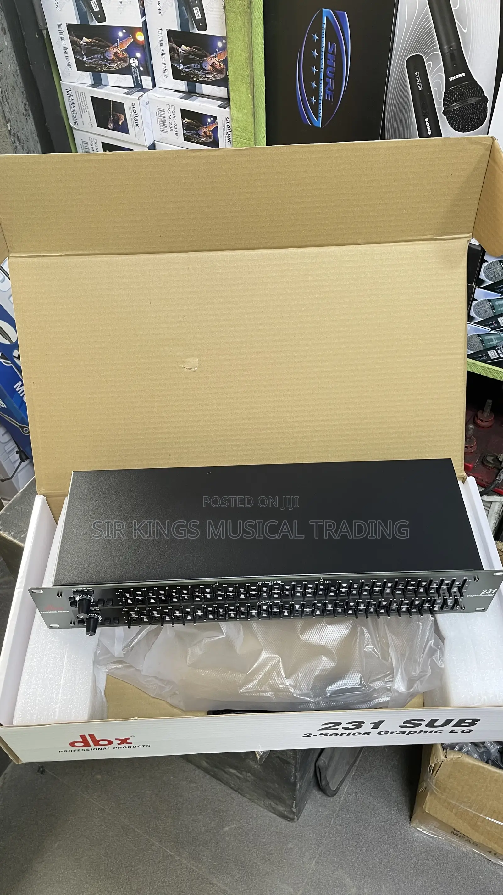 DBX Double Equalizer Eq231 With Sub Output 31 Bands