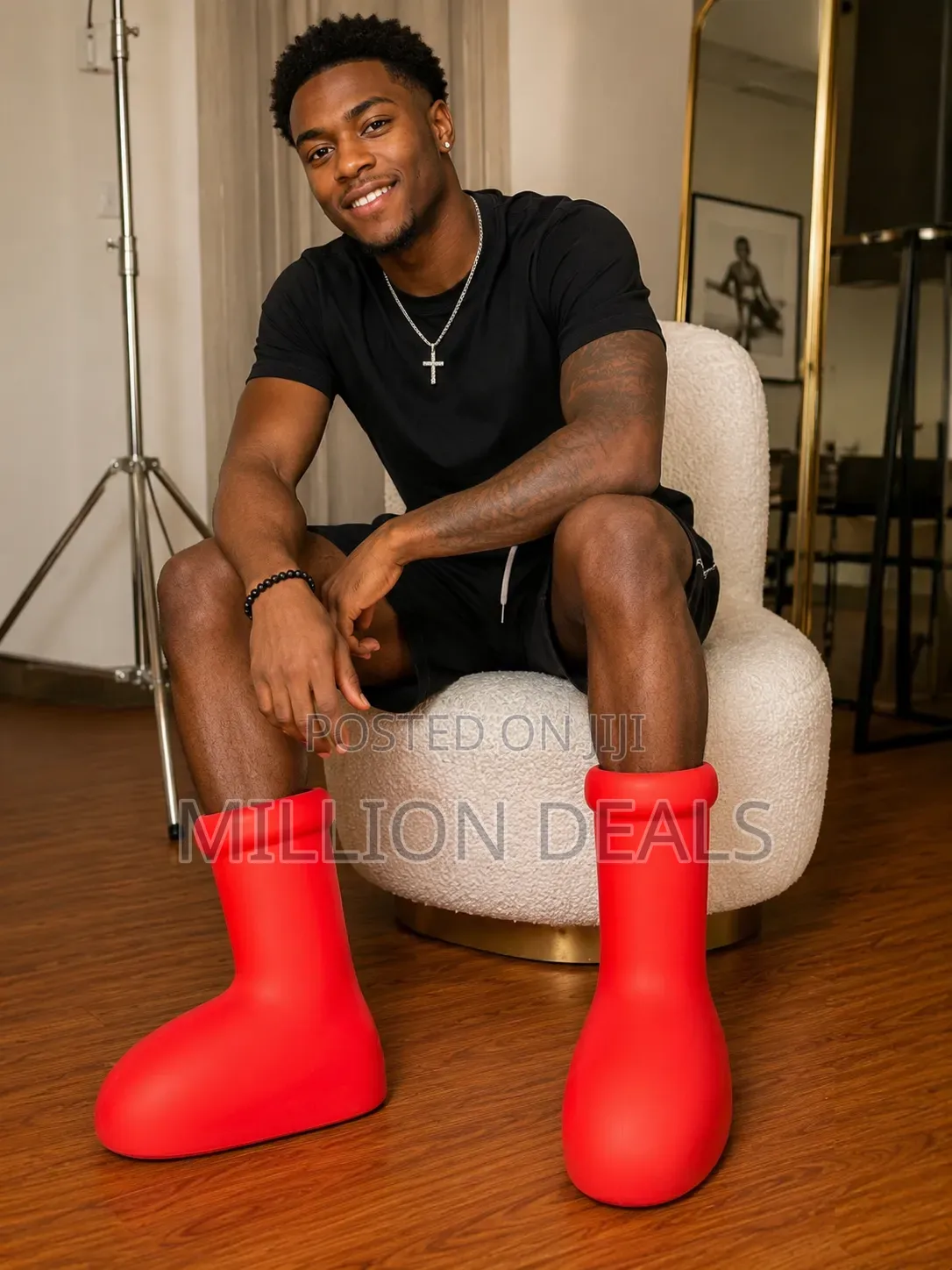 Classic Original MSCHF Big Red Boost Boot