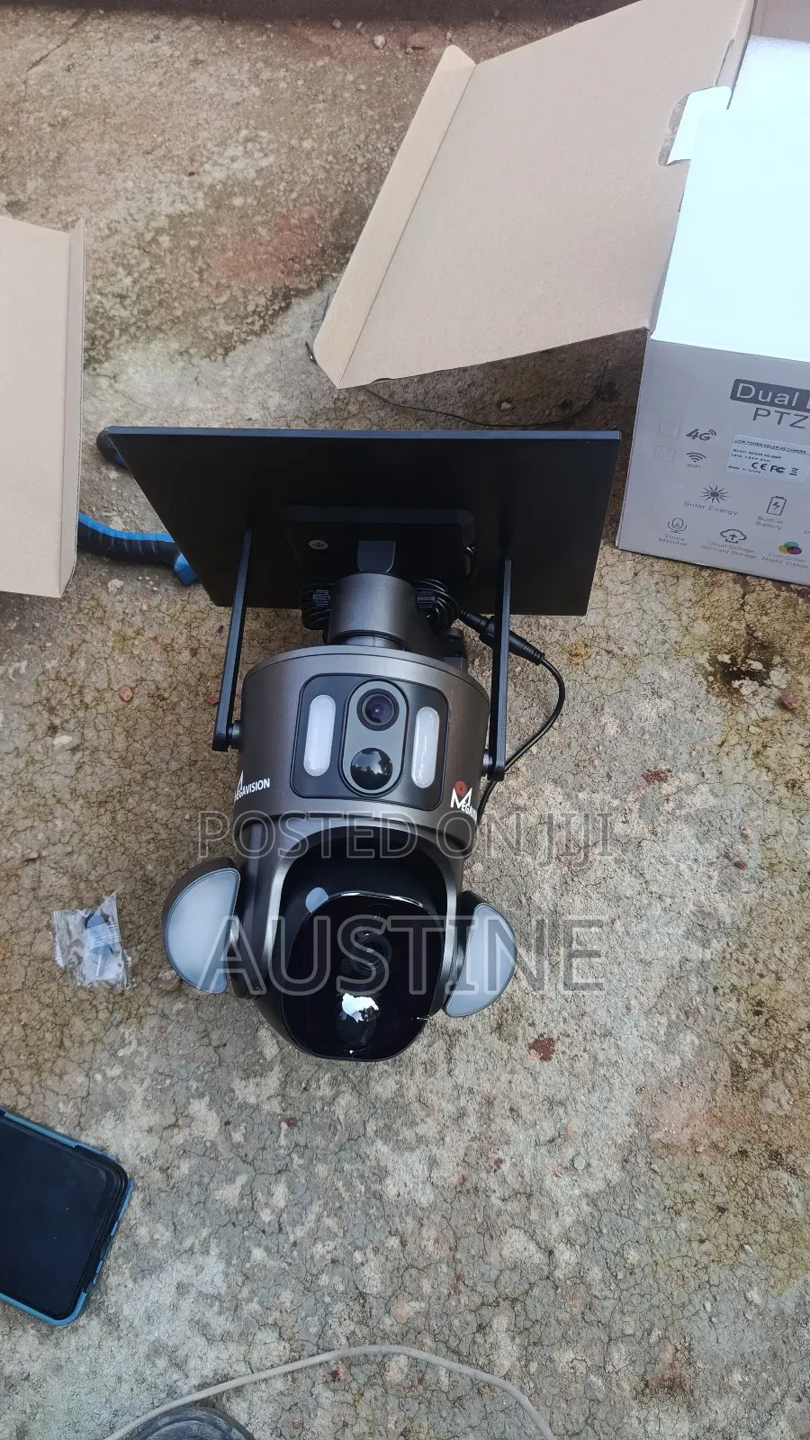 Diql Lens Solar PTZ Camera