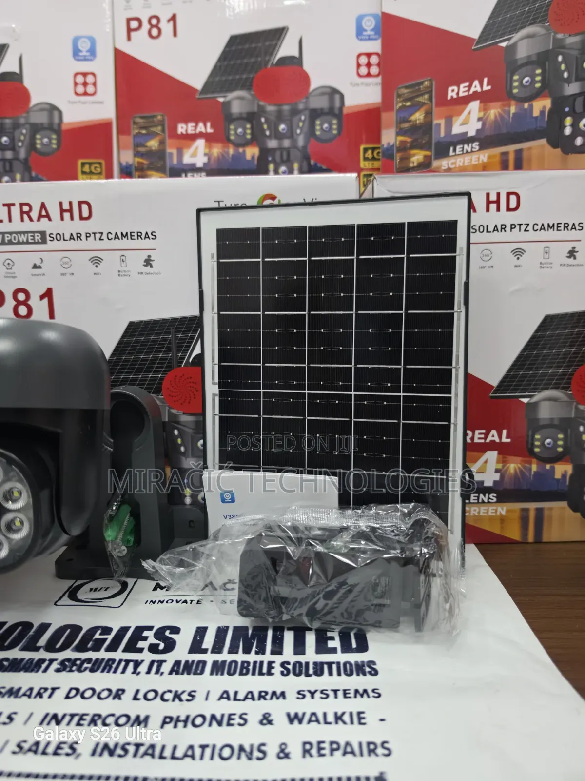 4 Lens V380pro Solar Camera 4g CCTV Aov