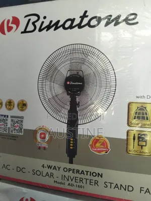 Ac/Dc Solar Powered Fan