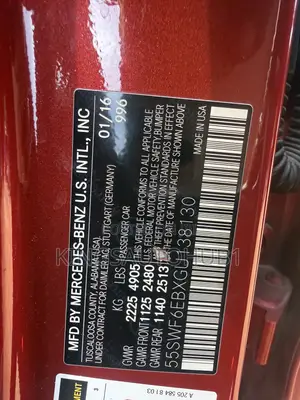 Mercedes-Benz C450 2016 Red