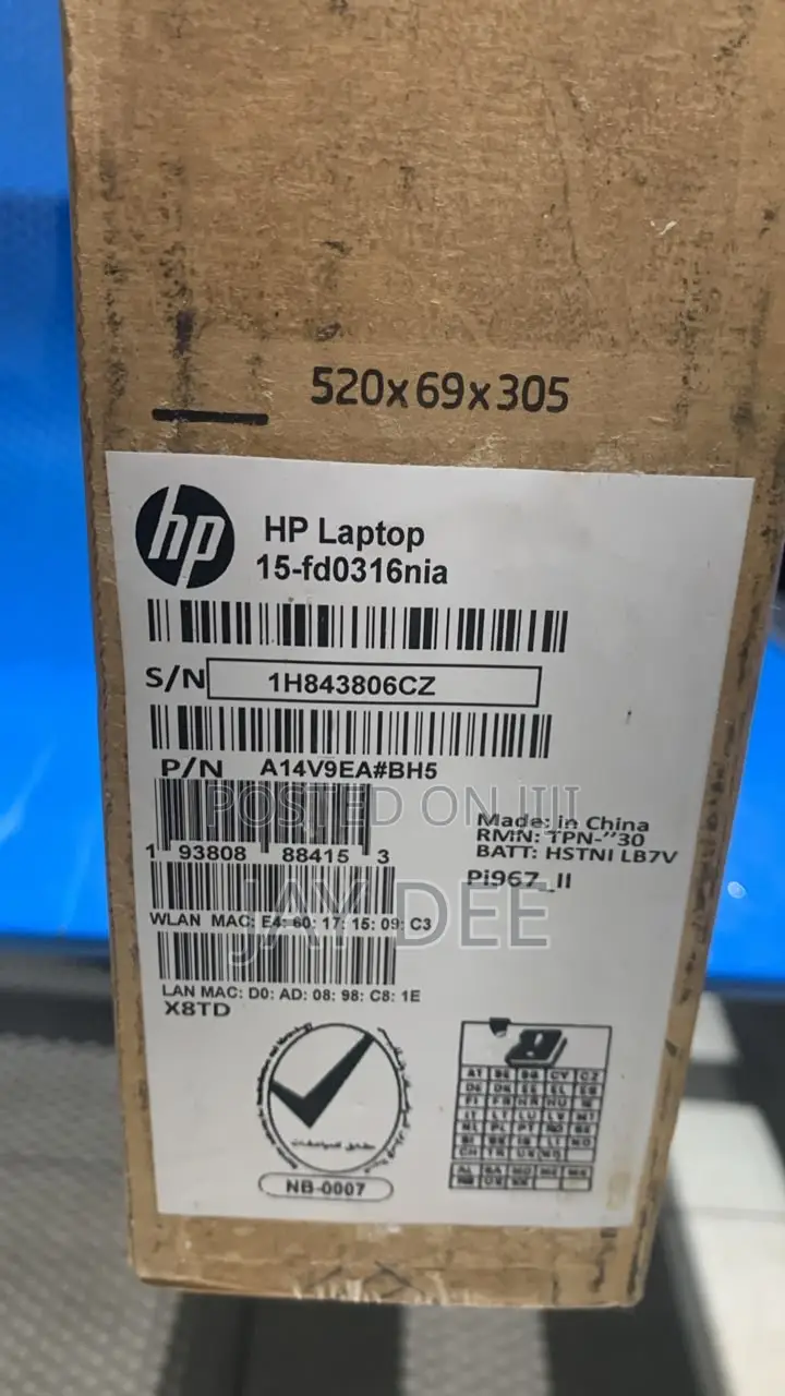 New Laptop HP 15 4GB Intel Celeron SSD 256GB