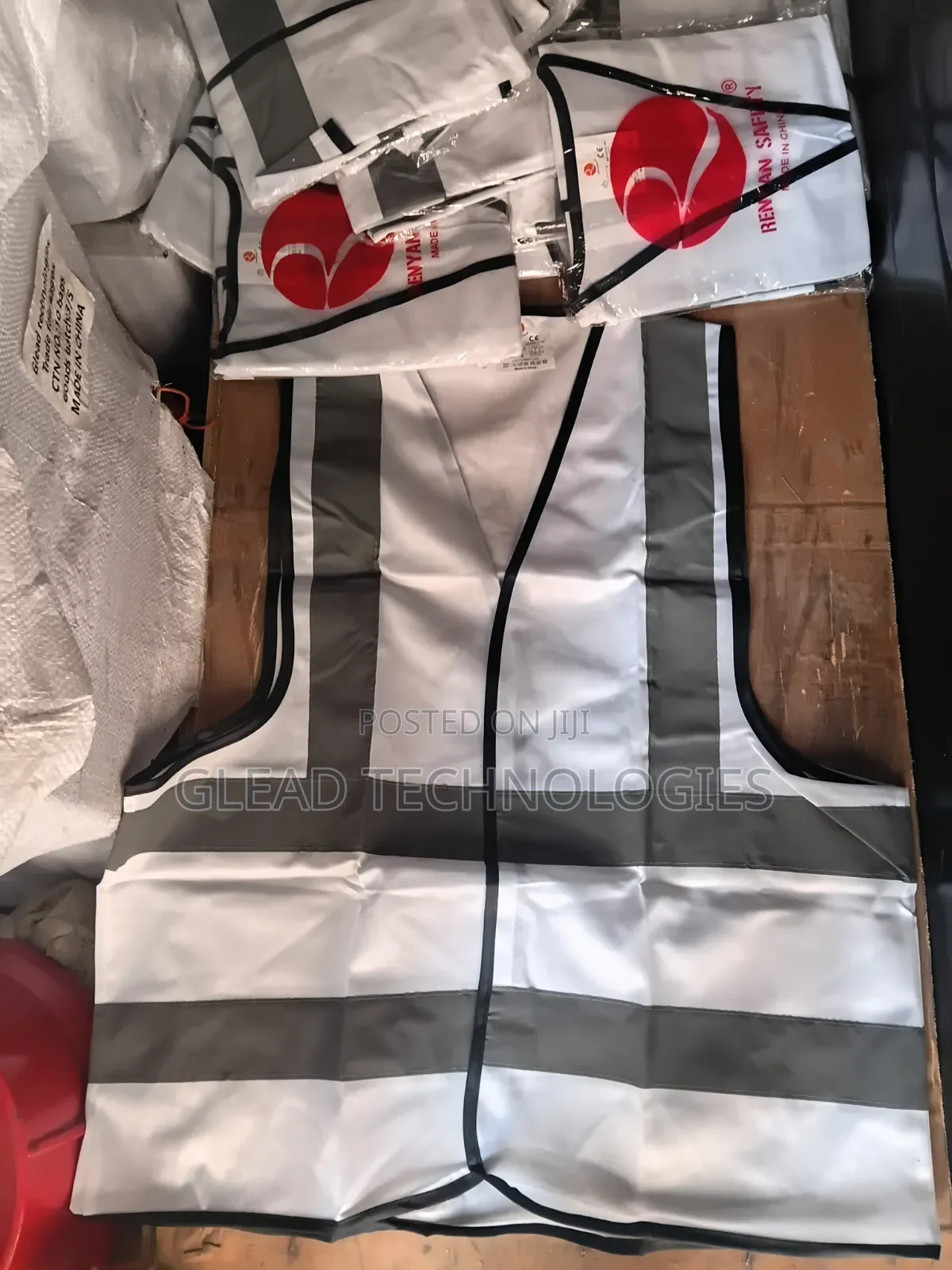 White Reflective Jacket