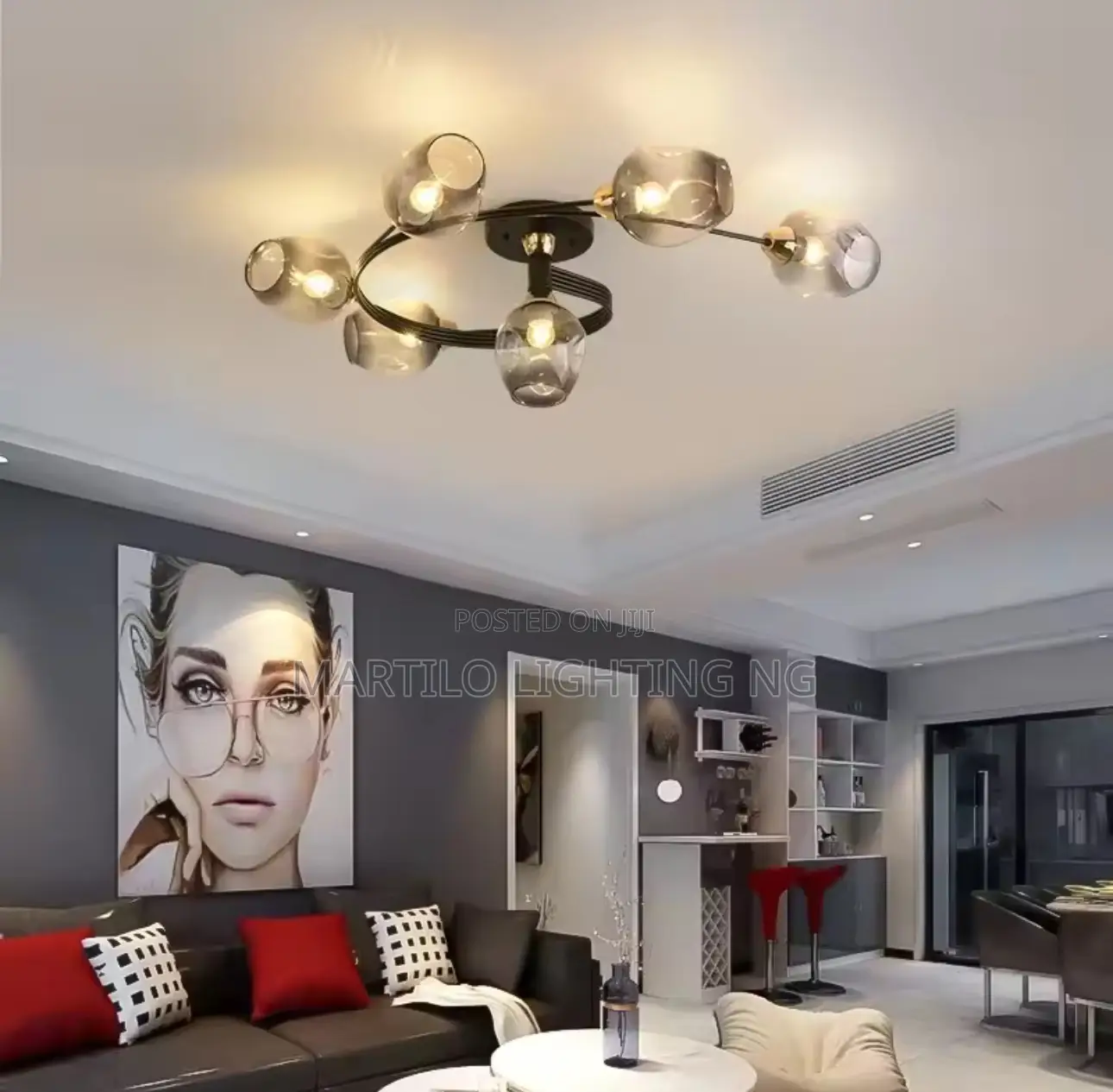 Modern Ceiling Glass Light