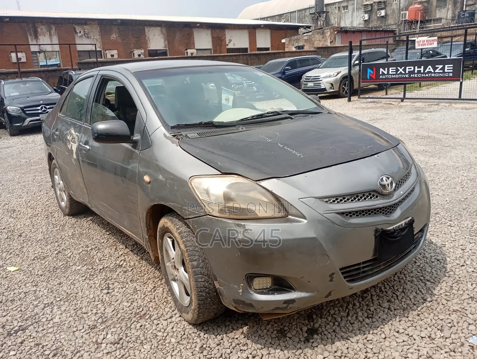Toyota Yaris 2008 Gray