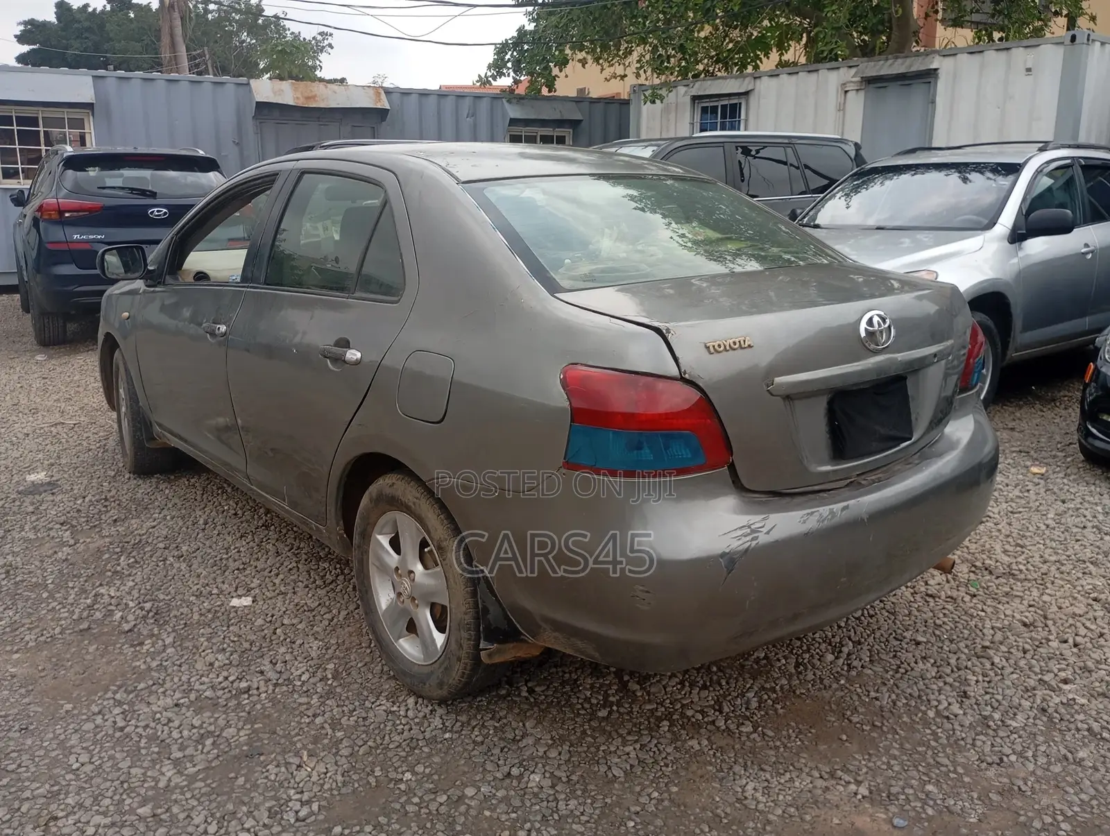 Toyota Yaris 2008 Gray