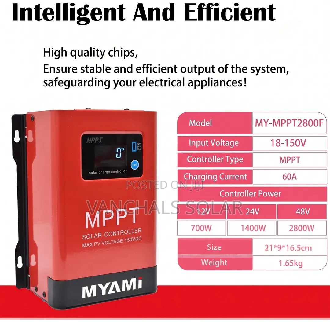 Charge Controller Solar MPPT 60a 12/24/48v
