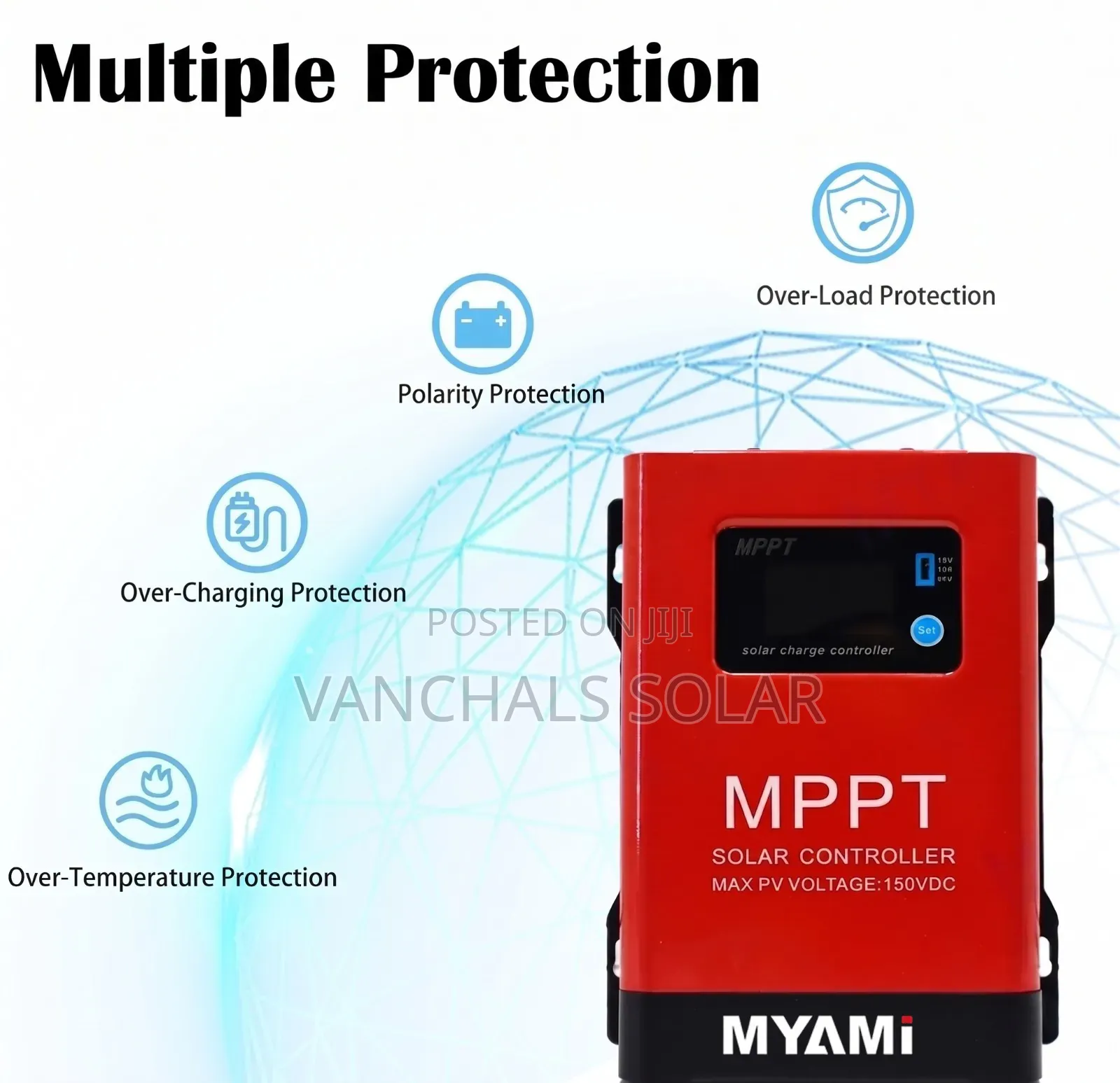Charge Controller Solar MPPT 60a 12/24/48v