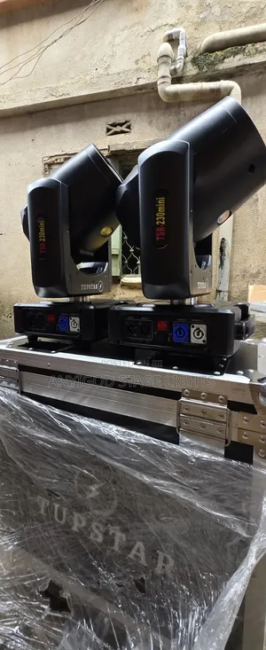 Beam 230watts Mini Moving Head Stage Lights With Flighcase 2in1 Box