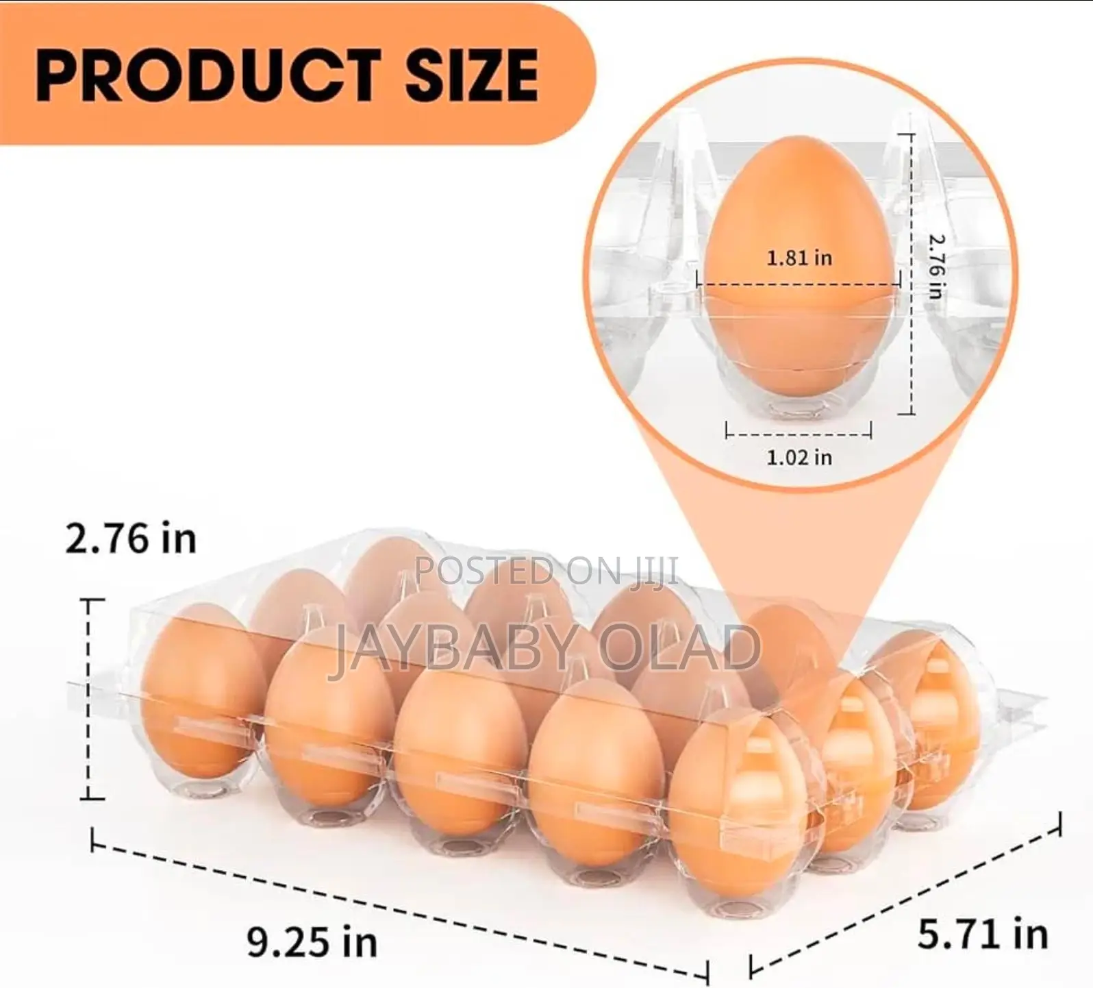 Premium Transparent Egg Crates By 15