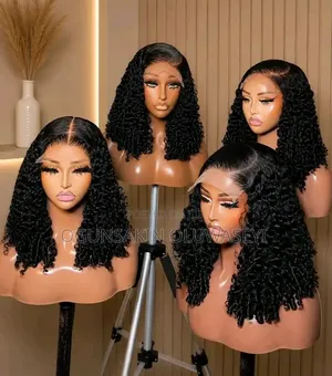 SDD Pixie Curl Human Hair Wig – Soft, Full Glueless