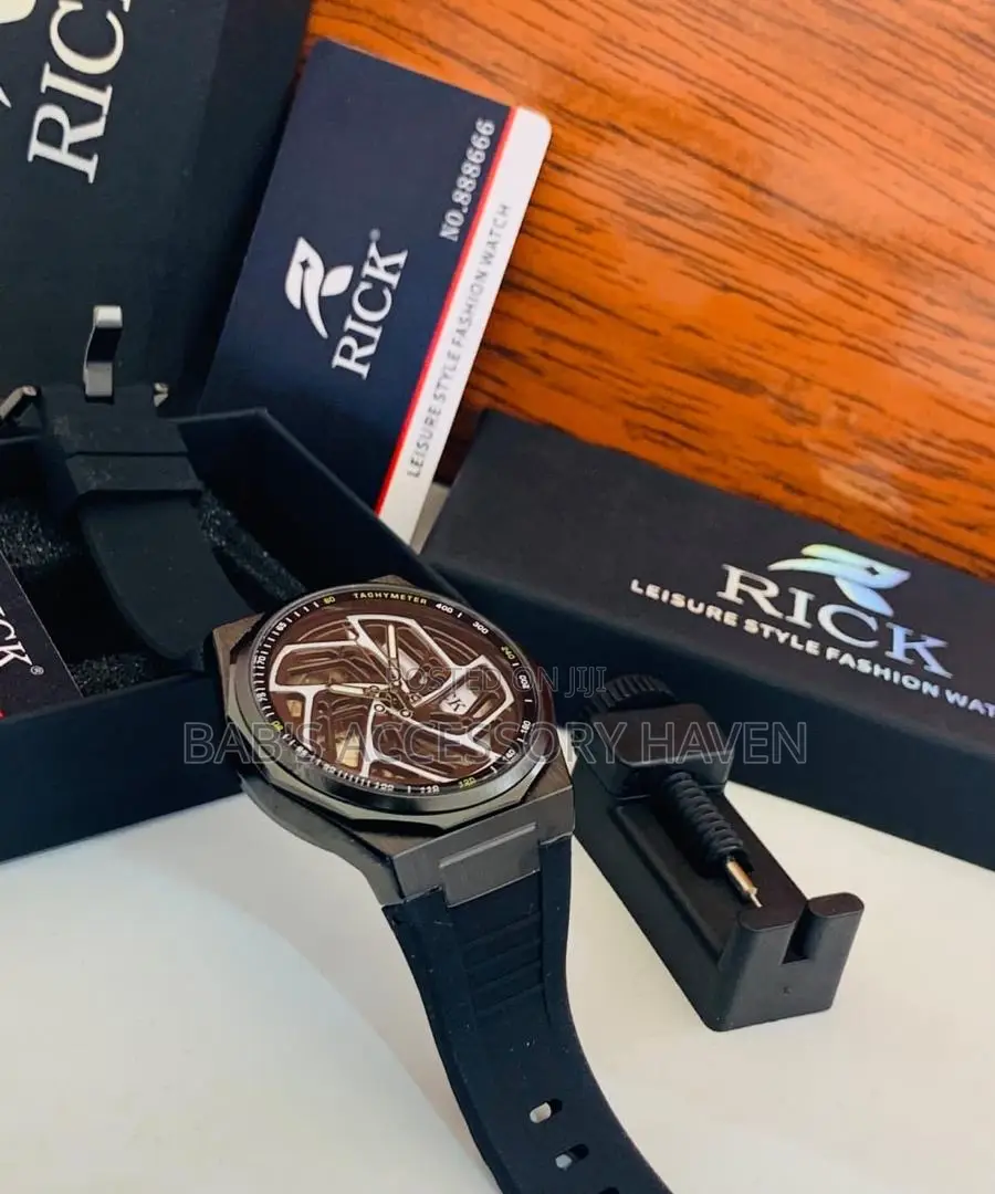 Rick Rubber Wristwatch With Pack