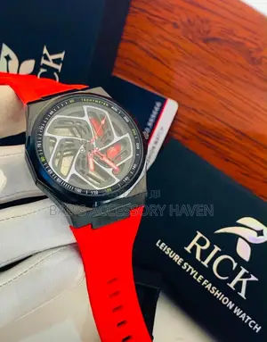 Rick Rubber Wristwatch With Pack