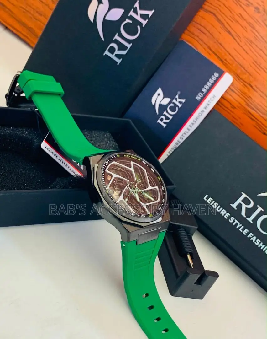 Rick Rubber Wristwatch With Pack
