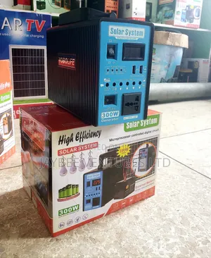 300 Watts Portable Solar Generator With 100w Solar Panel