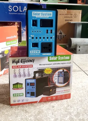 300 Watts Portable Solar Generator With 100w Solar Panel