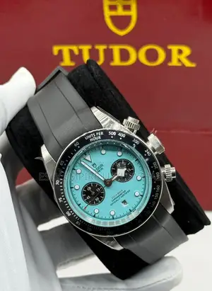Tudor Quality Luxury Men Rubber Wristwatch