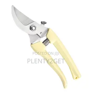 Stainless Steel Garden Pruning Shears With Professional White Ergonomi