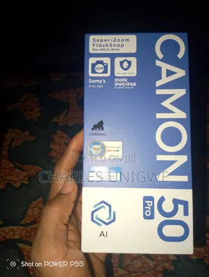 New Tecno Camon 50 Pro 256 GB Silver