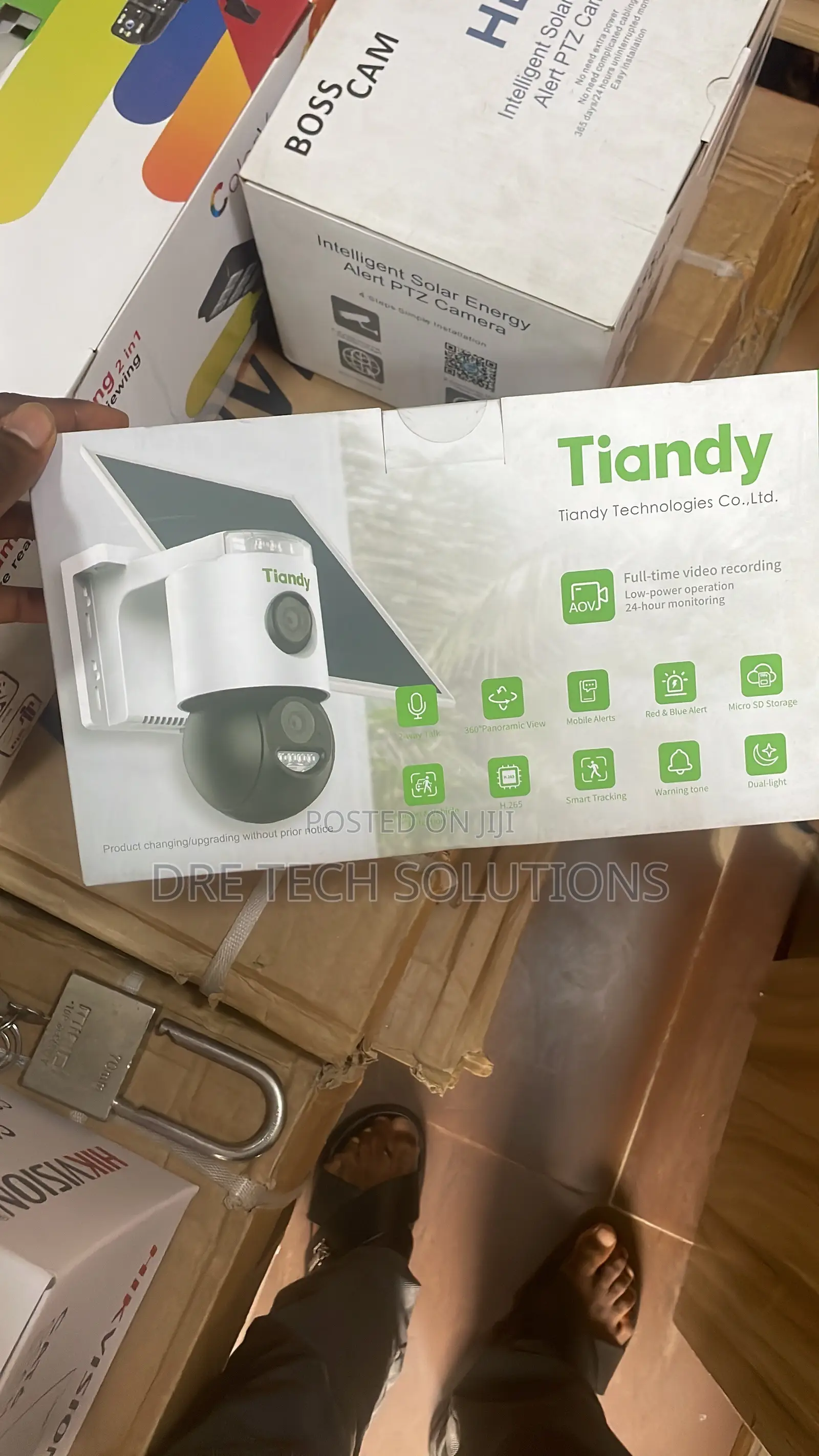 Tiandy Dual Lens Solar CCTV